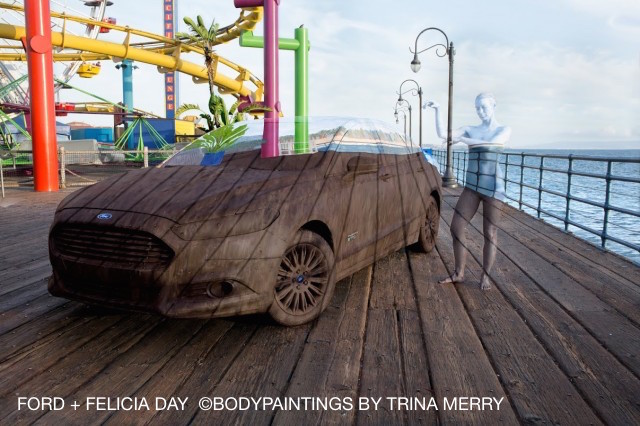 Santa-Monica-Pier-Ford-Car-BodyPaint-Trina-Merry-640x426